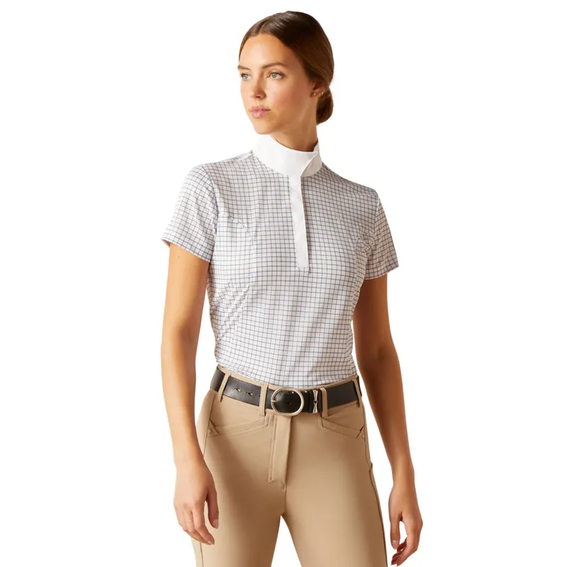 Ariat Women's Aptos Show Shirt - Blushing Rose Check