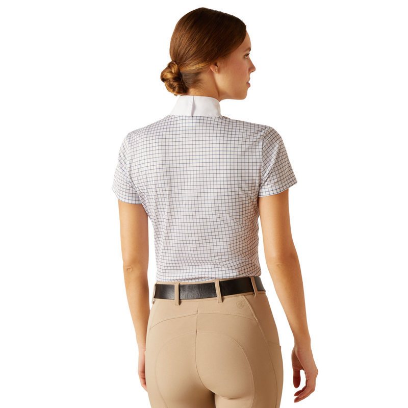 Ariat Women's Aptos Show Shirt - Blushing Rose Check-1