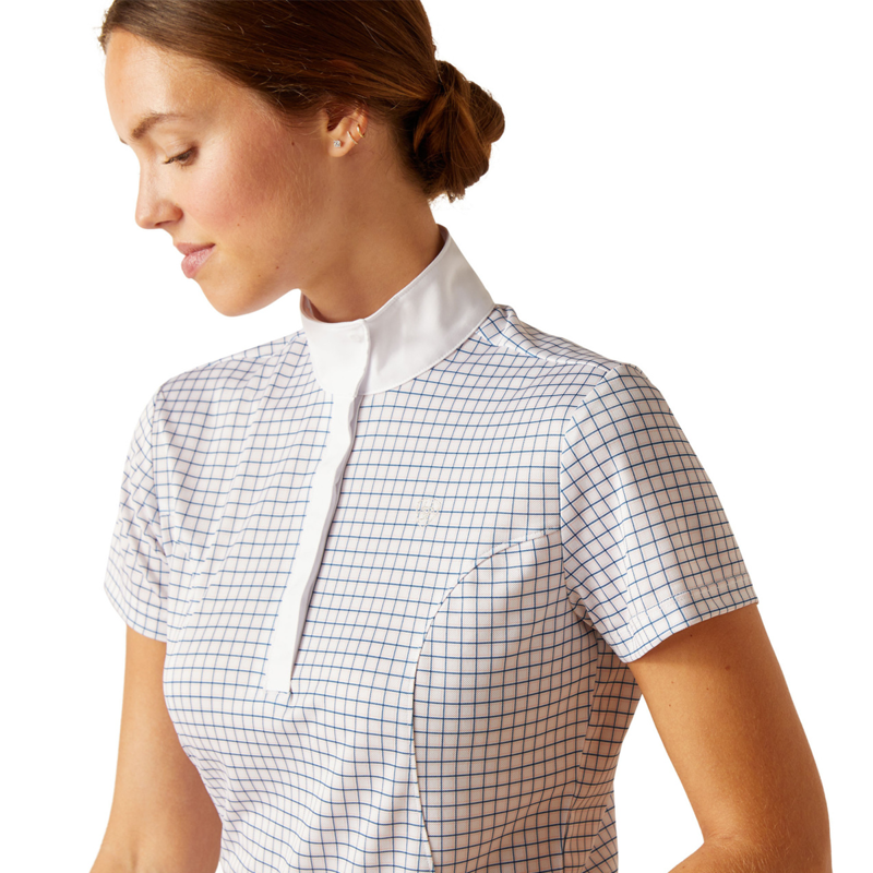 Ariat Women's Aptos Show Shirt - Blushing Rose Check-2