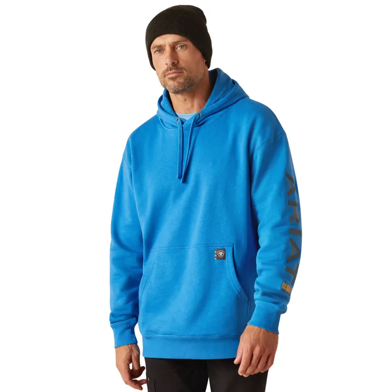 Ariat Men's Rebar Graphic Hoodie - Campanula