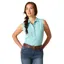 Ariat Women's Prix 2.0 Sleeveless Polo - Marine Blue