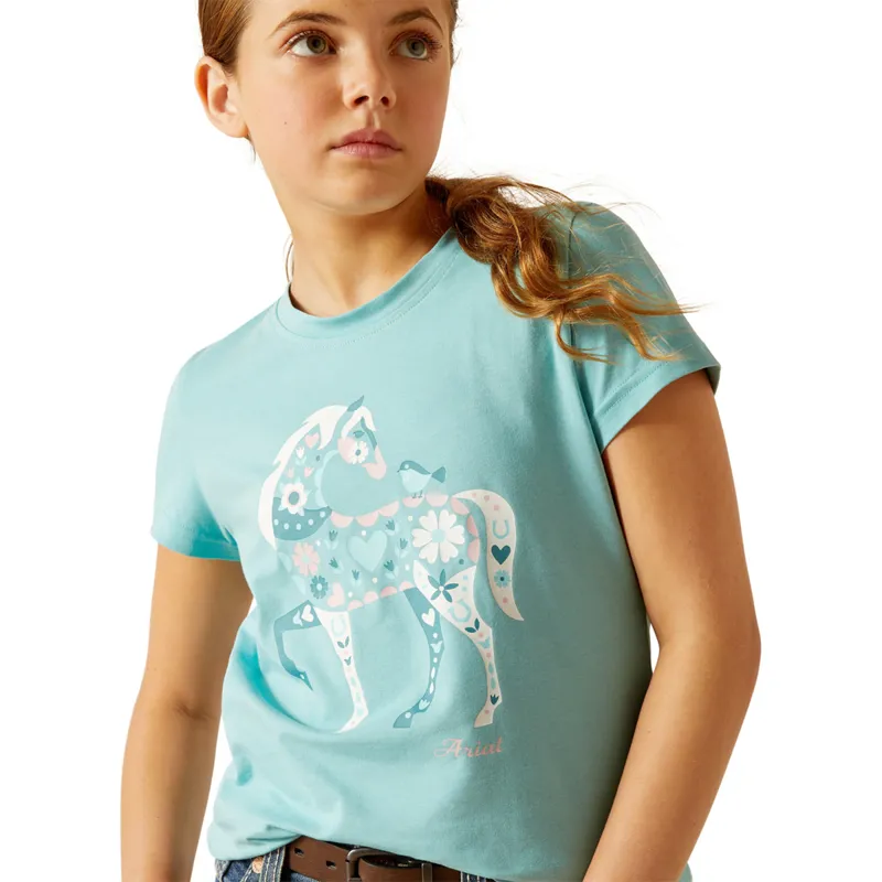 Ariat Youth Little Friend T-Shirt - Marine Blue