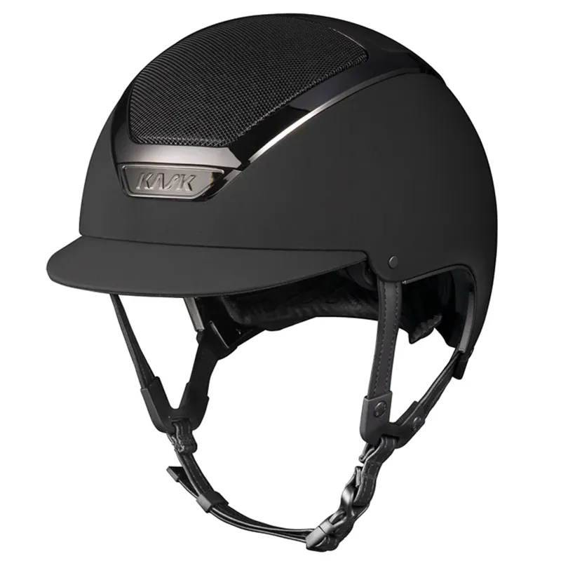 Kask Dogma Chrome Riding Hat - Anthracite/Silver
