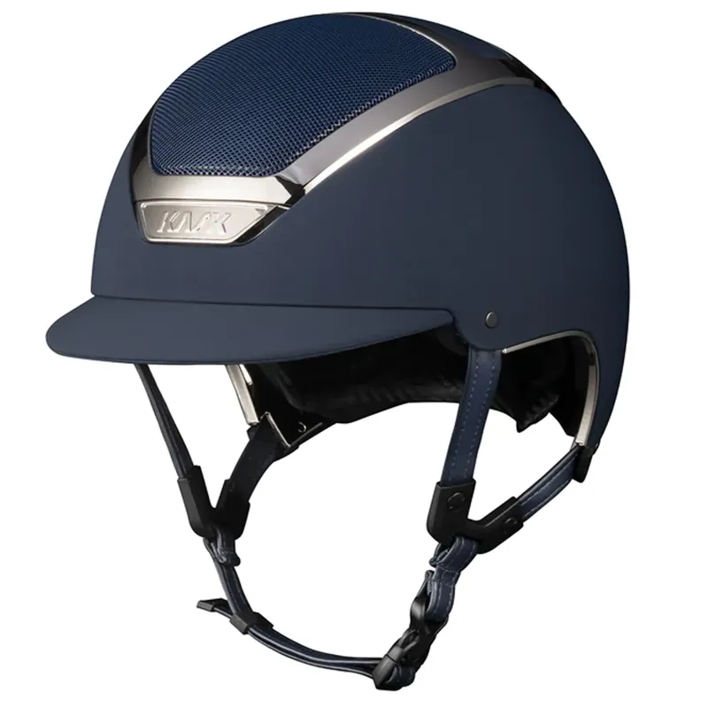 Kask Dogma Chrome Riding Hat - Navy/Silver