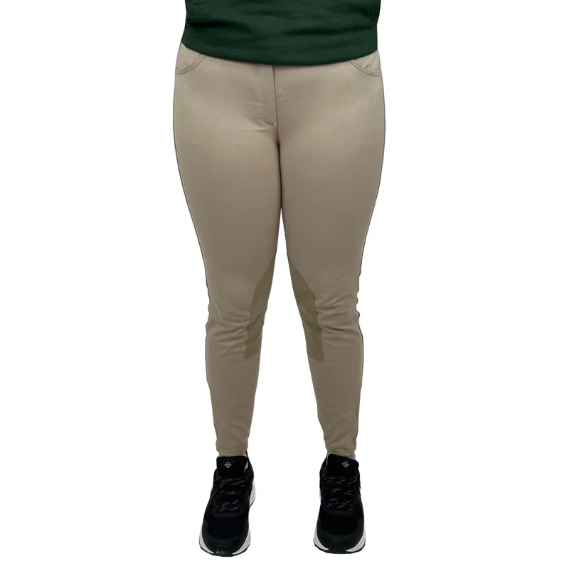 John Whitaker Liza Woven Breeches -  Beige 