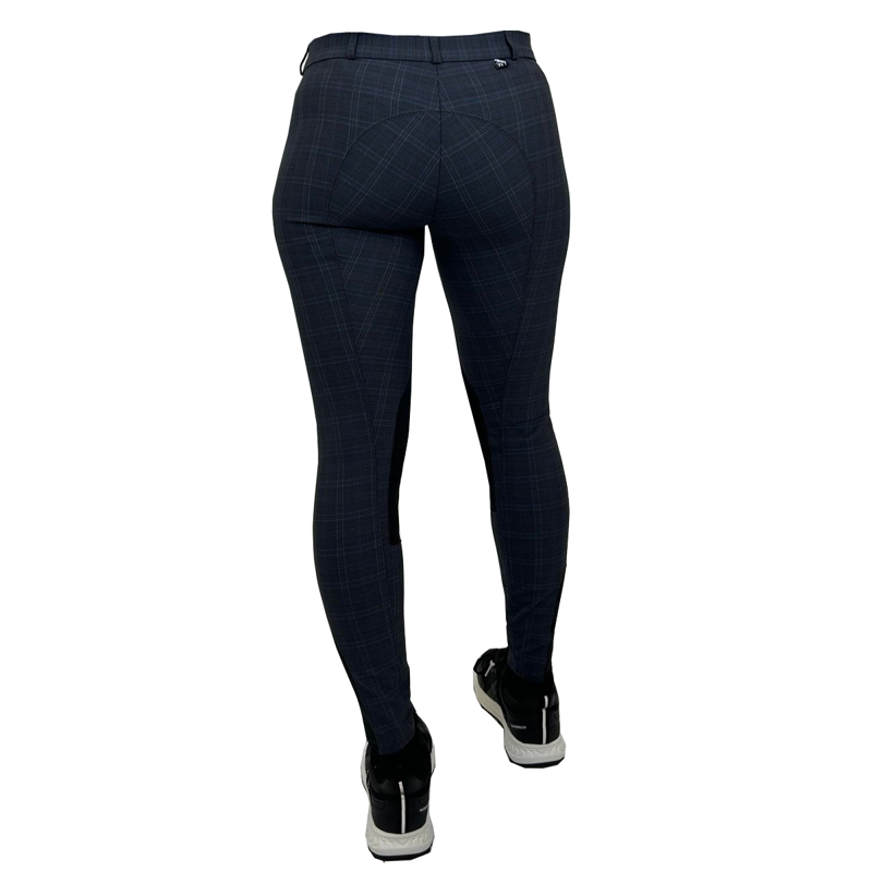 John Whitaker Liza Woven Breeches - Grey Check-1