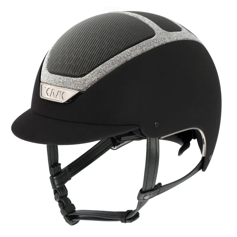 Kask Dogma Chrome Light Swarovski Frame Helmet - Black/Silver