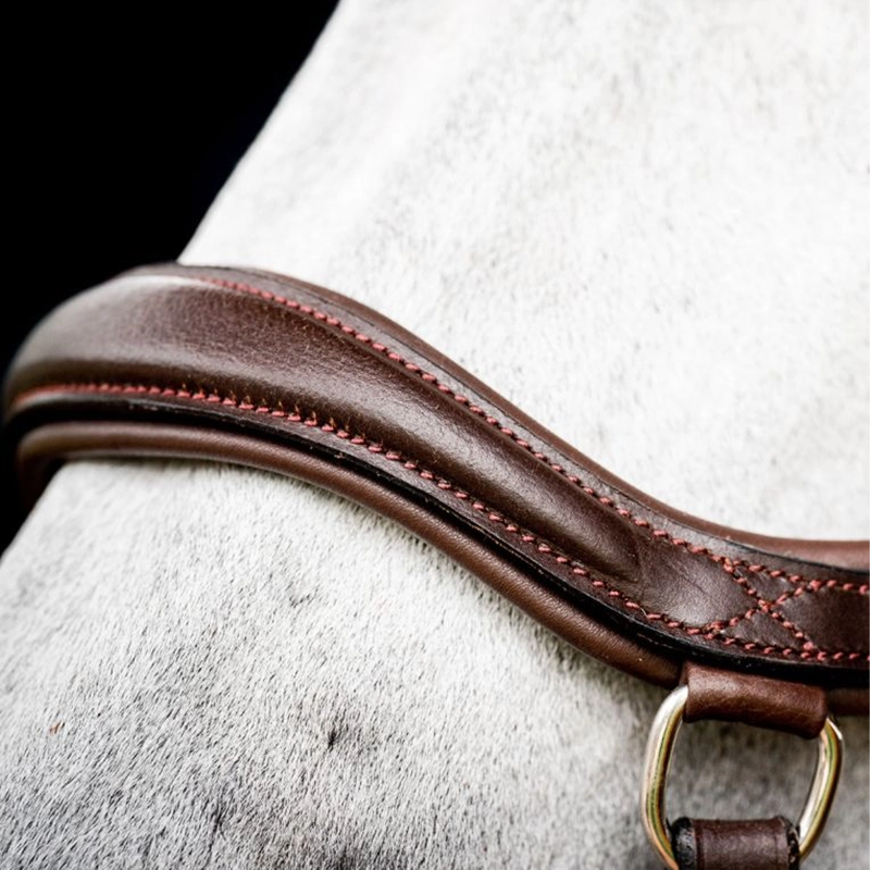 Horseware Micklem 2 Deluxe Competition Bridle With Reins - Dark Havana-2