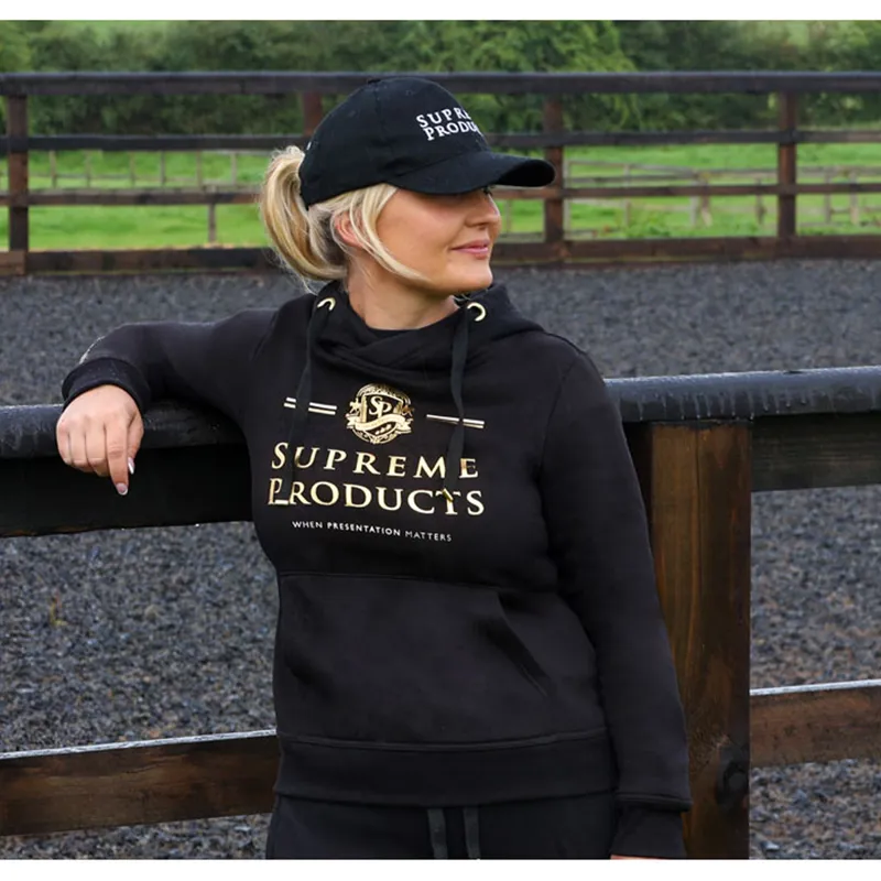 Supreme Products Active Show Rider Hoodie - Black/Gold