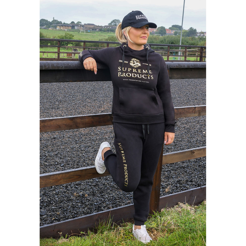 Supreme Products Active Show Rider Hoodie - Black/Gold-1