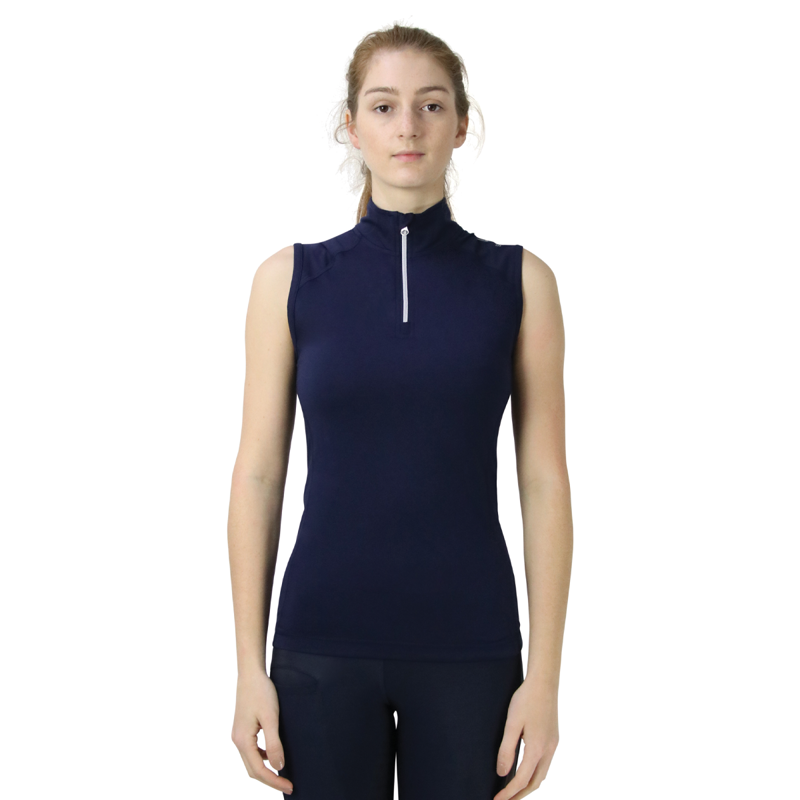 Hy Sport Active Sleeveless Top - Midnight Navy-2