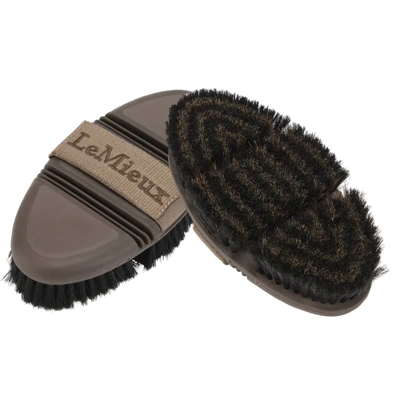 LeMieux Flexi Horse Hair Body Brush - Walnut