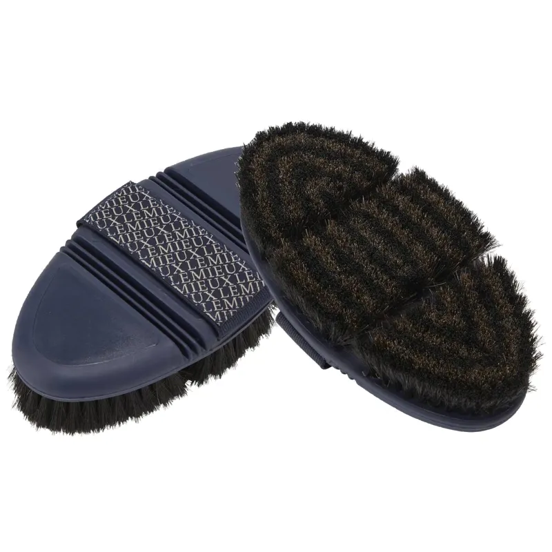 LeMieux Flexi Horse Hair Body Brush - Navy
