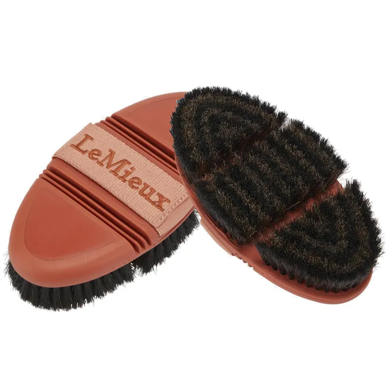 LeMieux Flexi Horse Hair Body Brush - Apricot