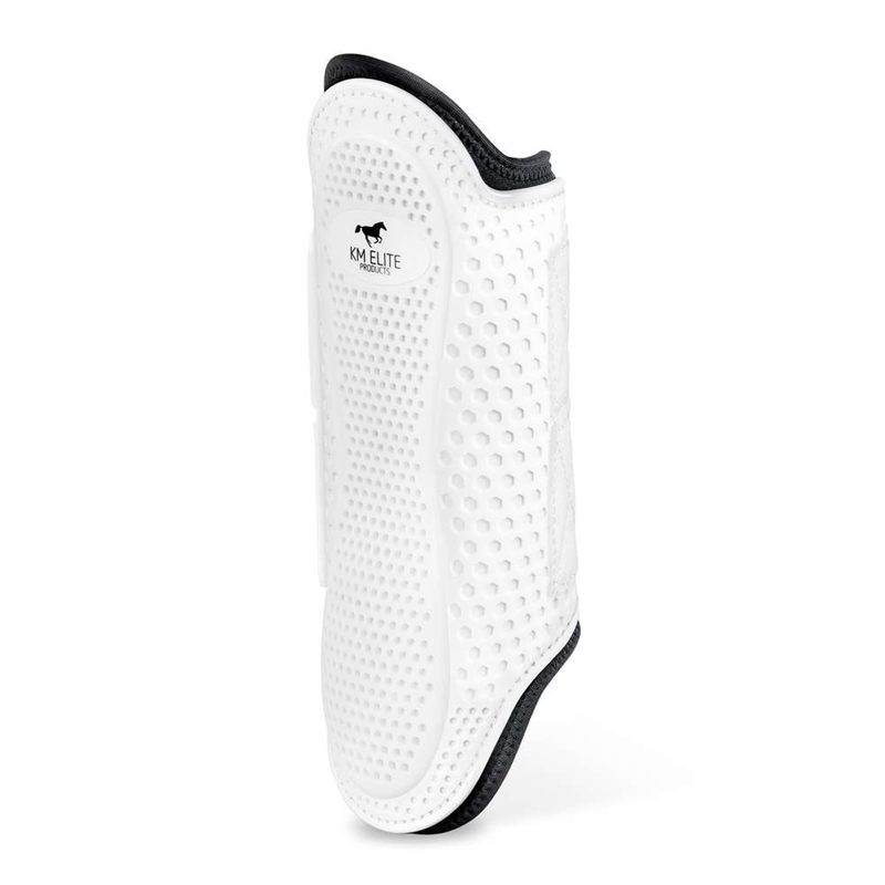 KM Elite Pro Mesh Hybrid Brushing Boot - White/Black-1