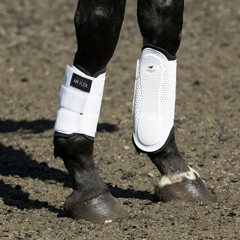 KM Elite Pro Mesh Hybrid Brushing Boot - White/Black