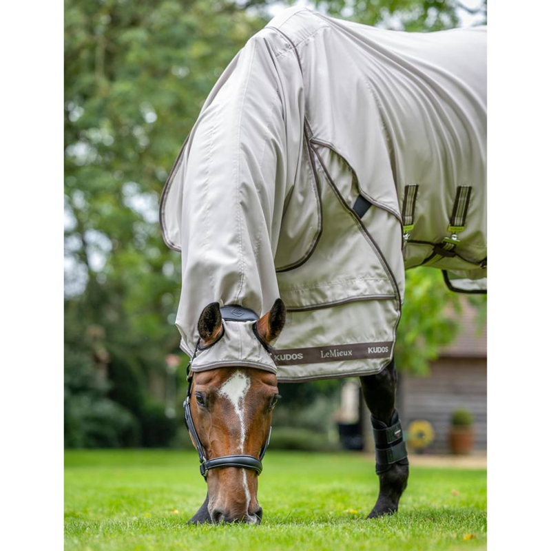LeMieux Kudos Sweet Itch Rug - Stone-2