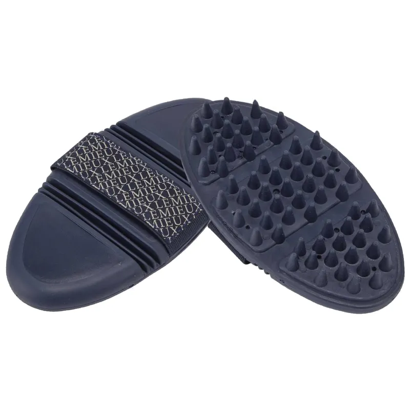 LeMieux Flexi Massage Brush - Navy