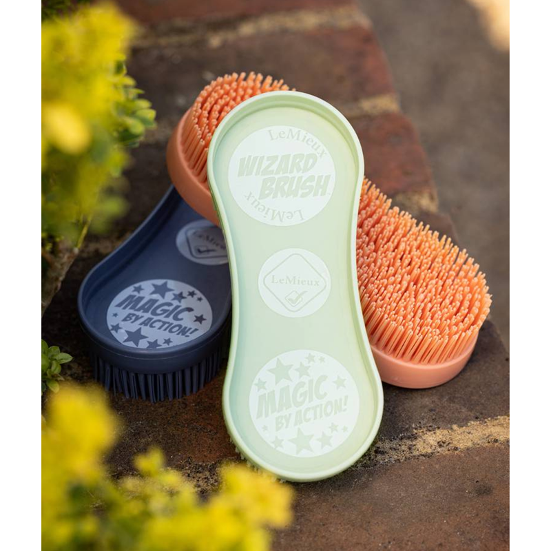 LeMieux Wizard Brush Trio - Sherbet/Pistachio/Jay-1
