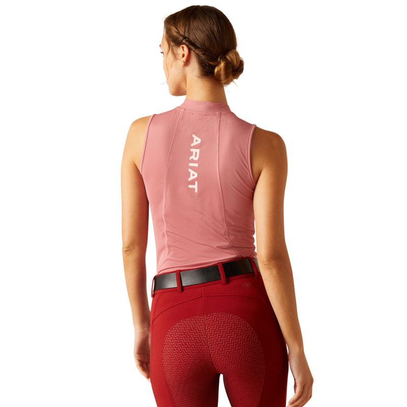 Ariat Women's Hailey Sleeveless Base Layer - Dusty Rose-1