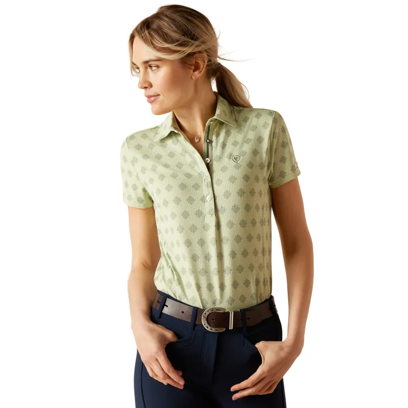 Ariat Women's Motif Polo - Laurel Green Geo