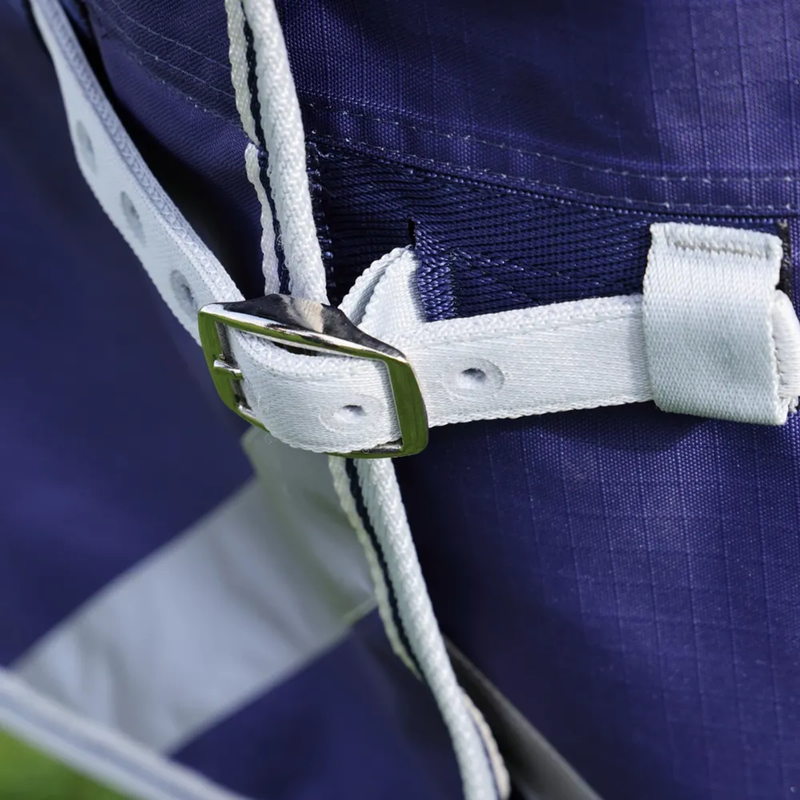 Shires Highlander Original Lite Turnout Rug And Neck Set - Navy-4