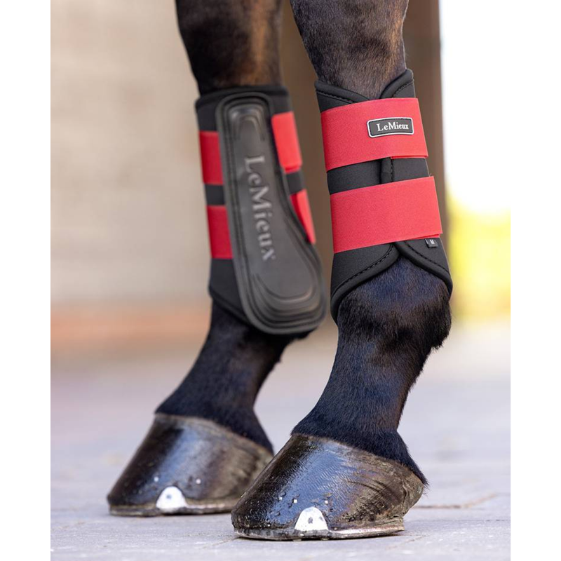 LeMieux Grafter Brushing Boot - Chilli-3