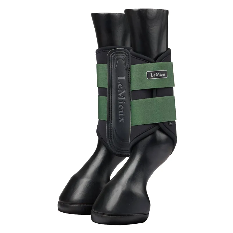 LeMieux Grafter Brushing Boot - Hunter Green