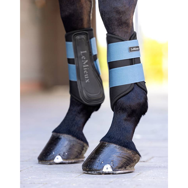 LeMieux Grafter Brushing Boot - Ice Blue-3