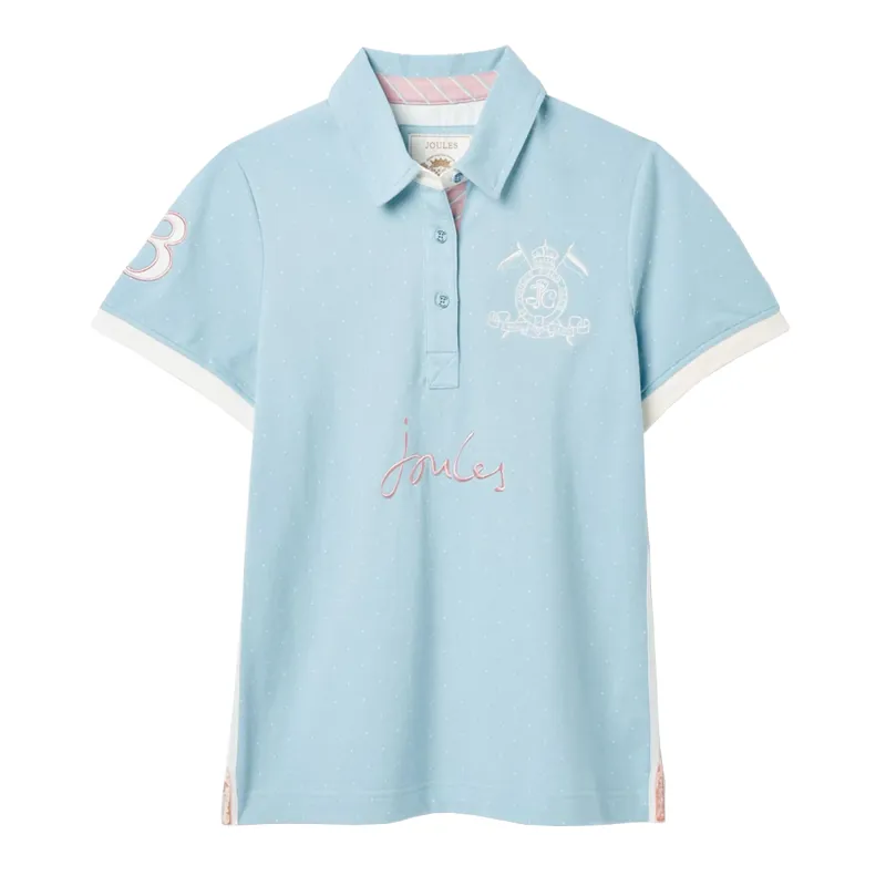 Joules Beaufort Ladies Polo - Blue 