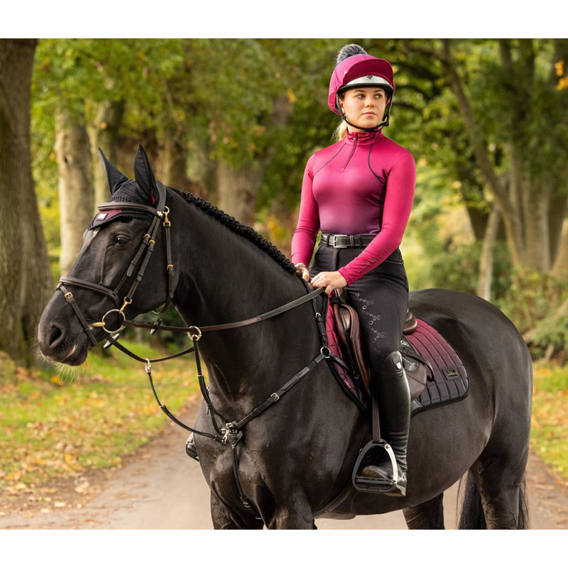 LeMieux Spectrum Close Contact Square - Mulberry-2