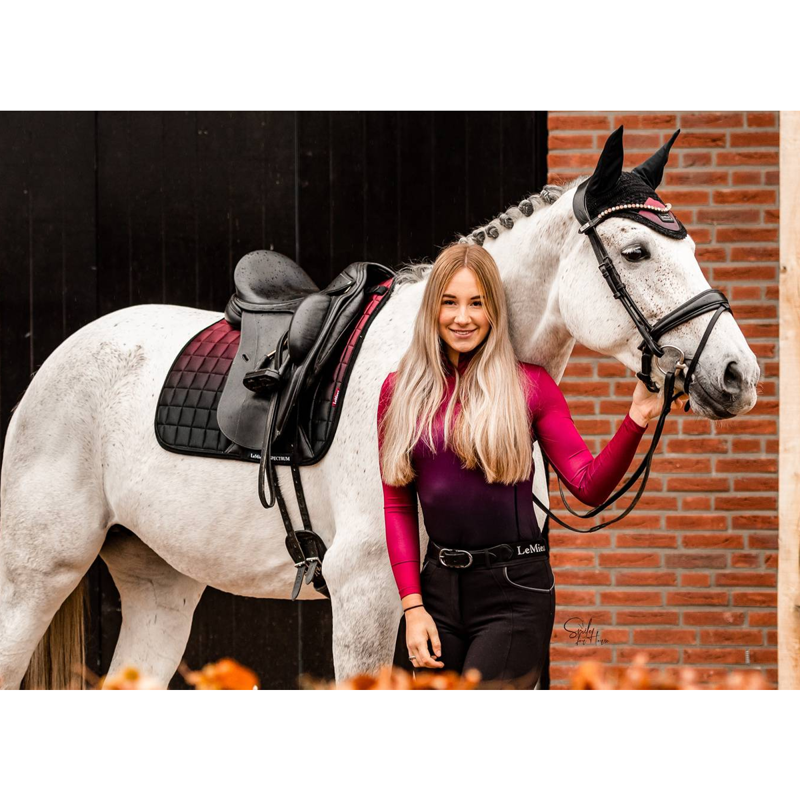 LeMieux Spectrum Dressage Square - Mulberry-2