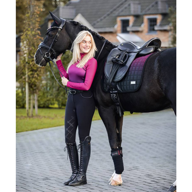 LeMieux Spectrum Dressage Square - Mulberry-1