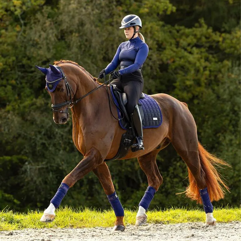 LeMieux Spectrum Dressage Square - Ink Blue-2