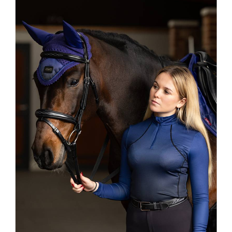 LeMieux Spectrum Fly Hood - Ink Blue-1