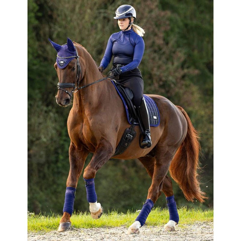 LeMieux Spectrum Fly Hood - Ink Blue-3