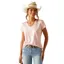 Ariat Women's Laguna Short Sleeve Top - Pink Boa