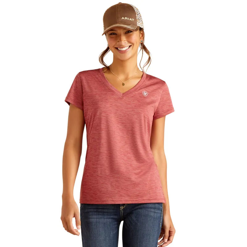 Ariat Women's Laguna Short Sleeve Top - Sun-Dried Tomato