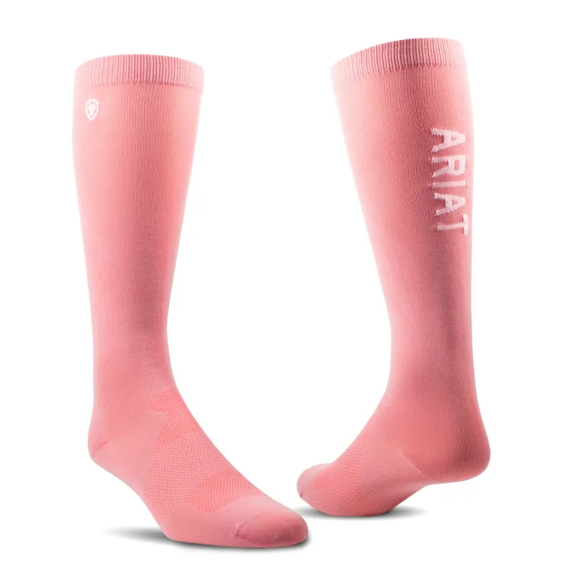 Ariat Ariattek Essential Performance Socks - Dusty Rose