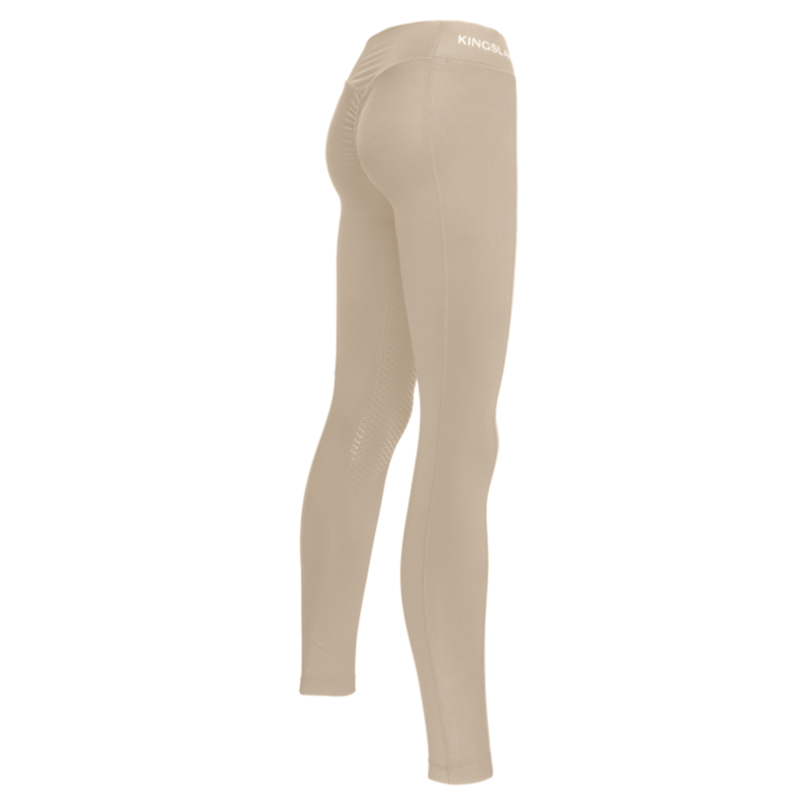 Kingsland KLJuni Ladies K-Grip Bum Tights - Beige Cobblestone-1