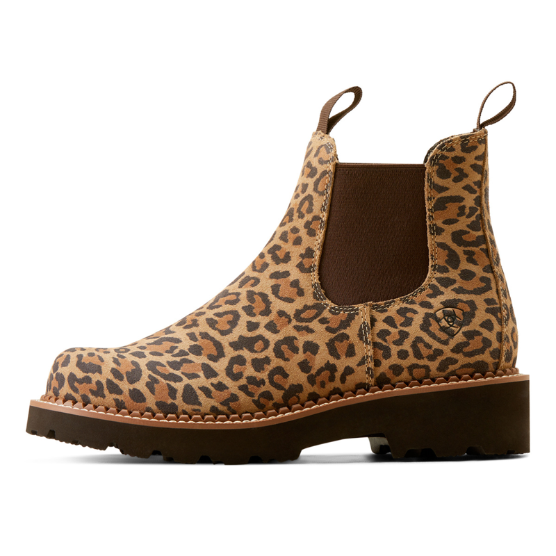 Ariat Women's Fatbaby Twin Gore Western Boots - Cheetah-1