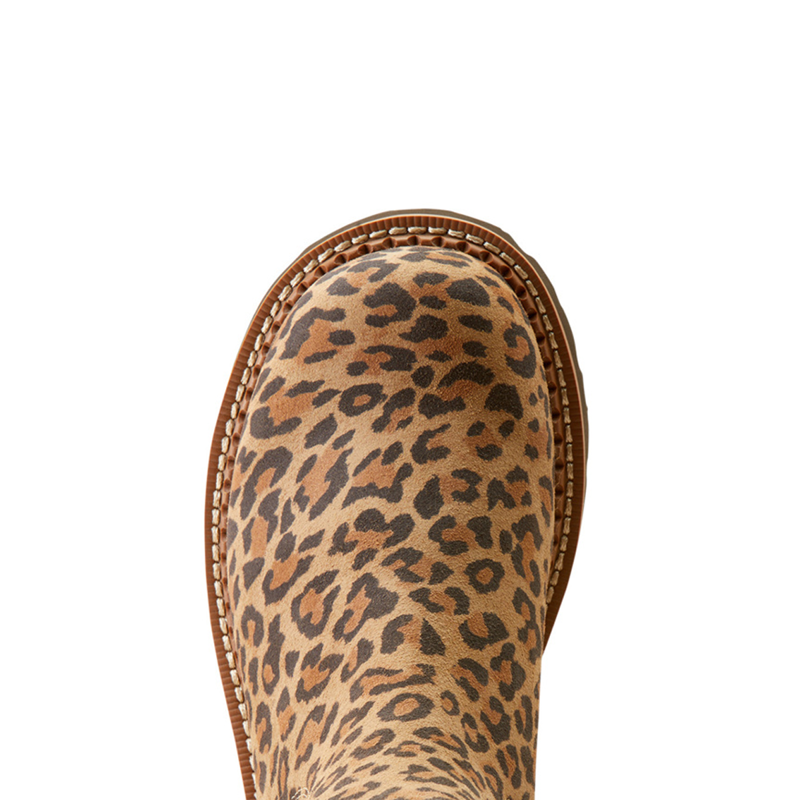 Ariat Women's Fatbaby Twin Gore Western Boots - Cheetah-6