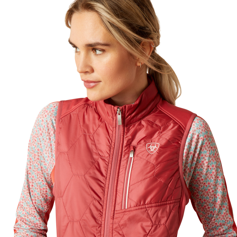 Ariat Women's Fusion Insulated Vest -  Slate Rose-2