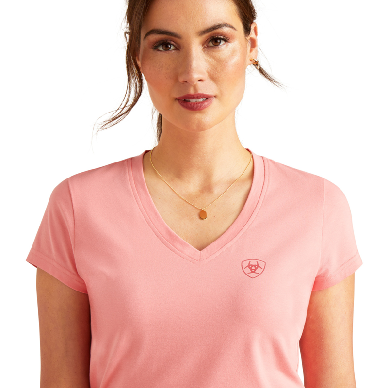 Ariat Women's Posey T-Shirt - Flamingo Plume-2