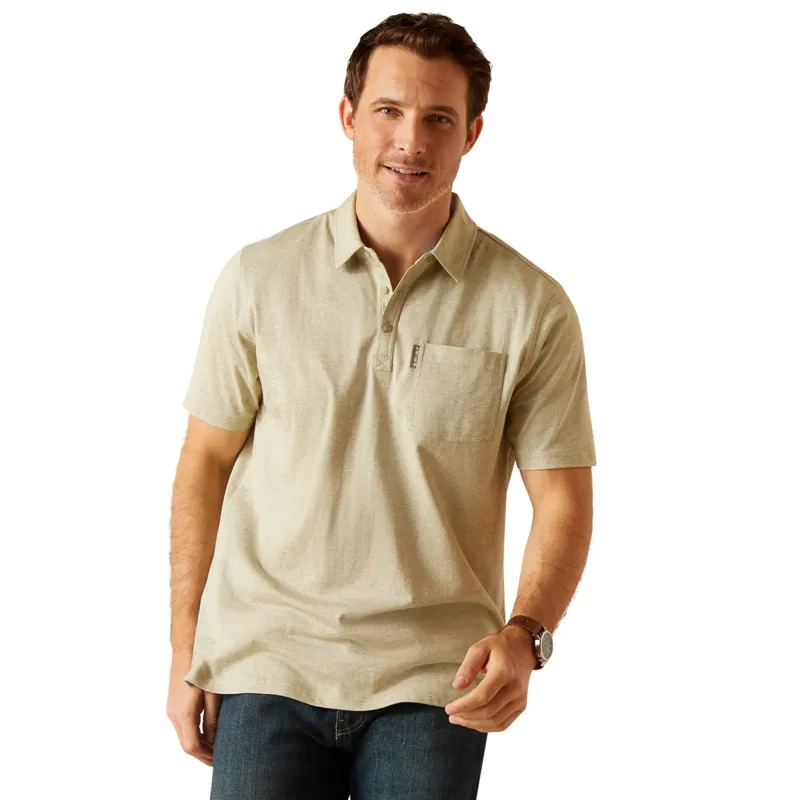 Ariat Men's Chorley Polo Shirt - Sage Heather