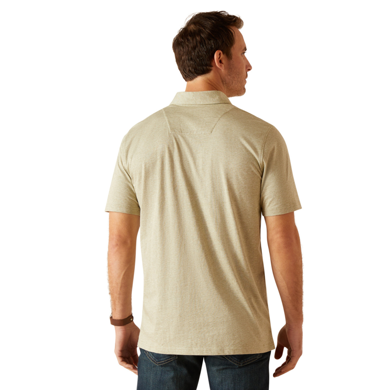 Ariat Men's Chorley Polo Shirt - Sage Heather-1