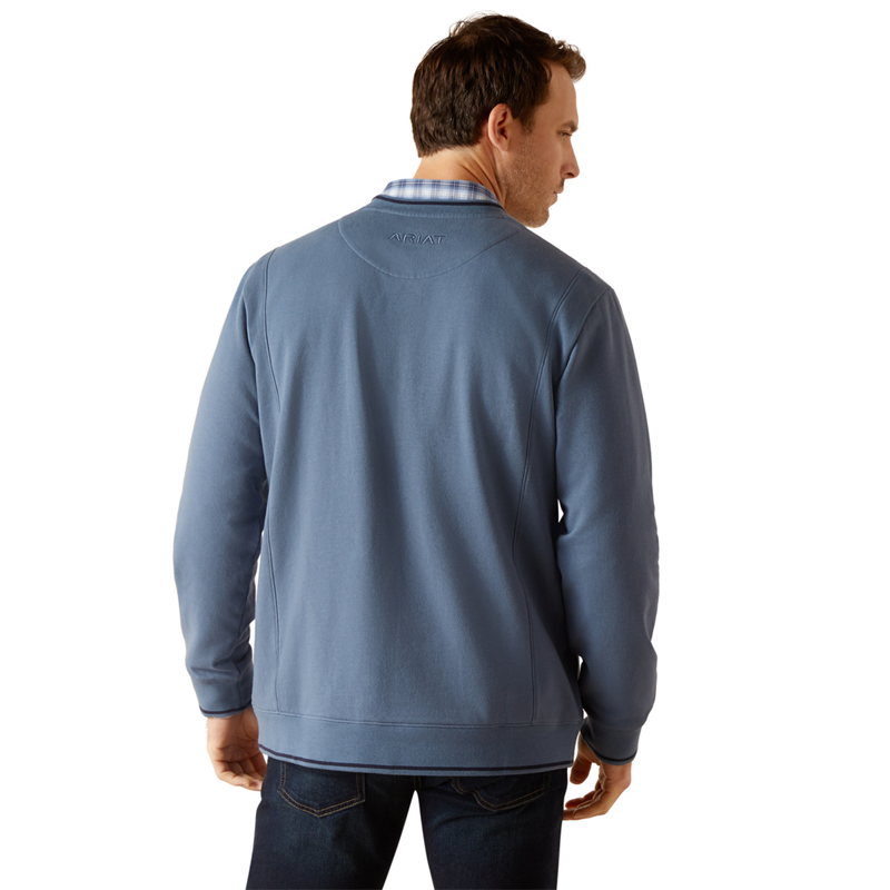 Ariat Men's Tedstock Sweatshirt - Bluefin-1