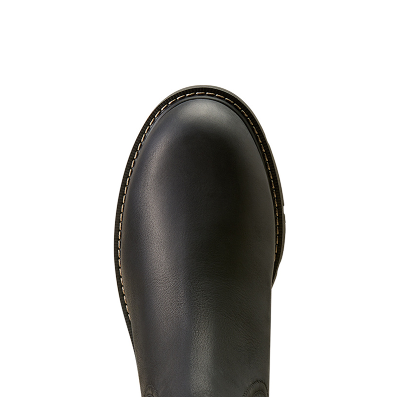 Ariat Men's Groundbreaker Chelsea Waterproof Steel Toe Work Boot - Black-6