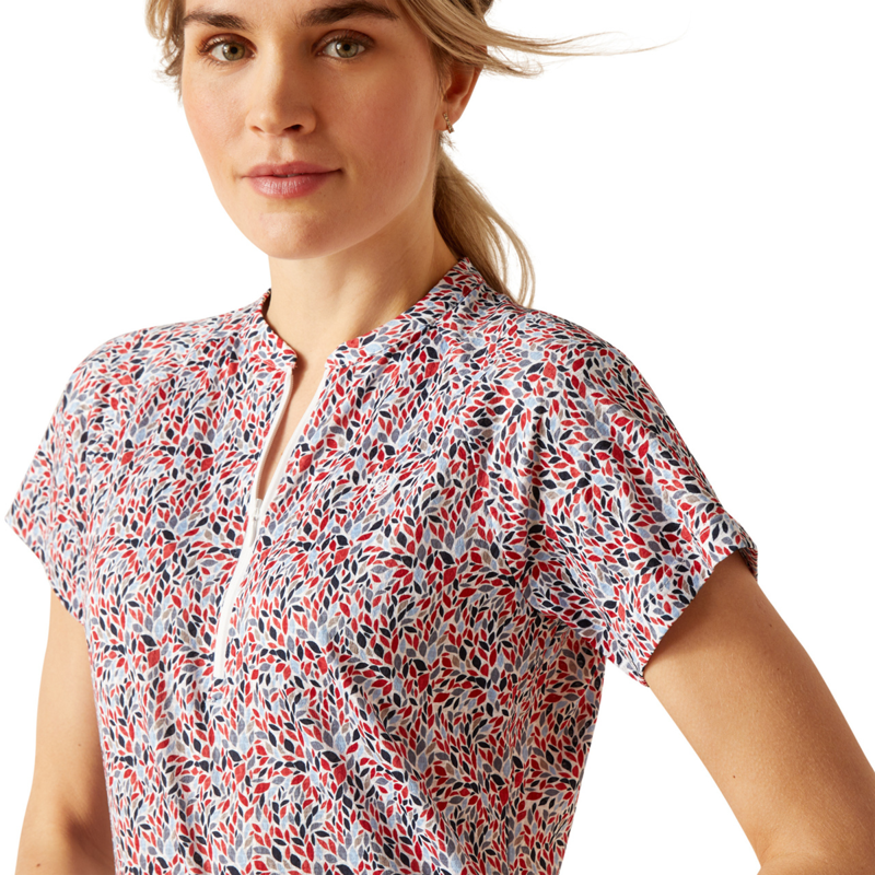 Ariat Women's Labyrinth 1/4 Zip Base Layer - Foliole-2