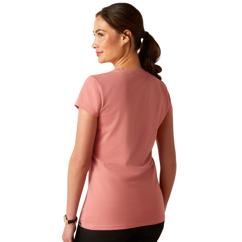 Ariat Women's Live Love Ride T-Shirt - Dusty Rose-1